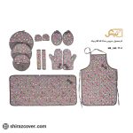 سرویس ست 13 تیکه گلدار بیتک-هشت