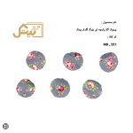 پیچک گاز پارچه ای بزرگ گلدار بیتک-چهار